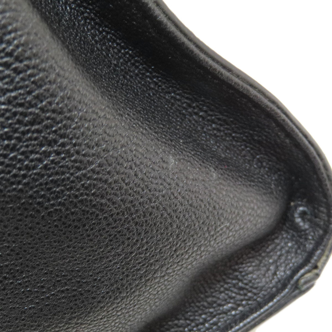 MICHAEL KORS Tote Bag leather black logo 2WAY Women Used Authentic