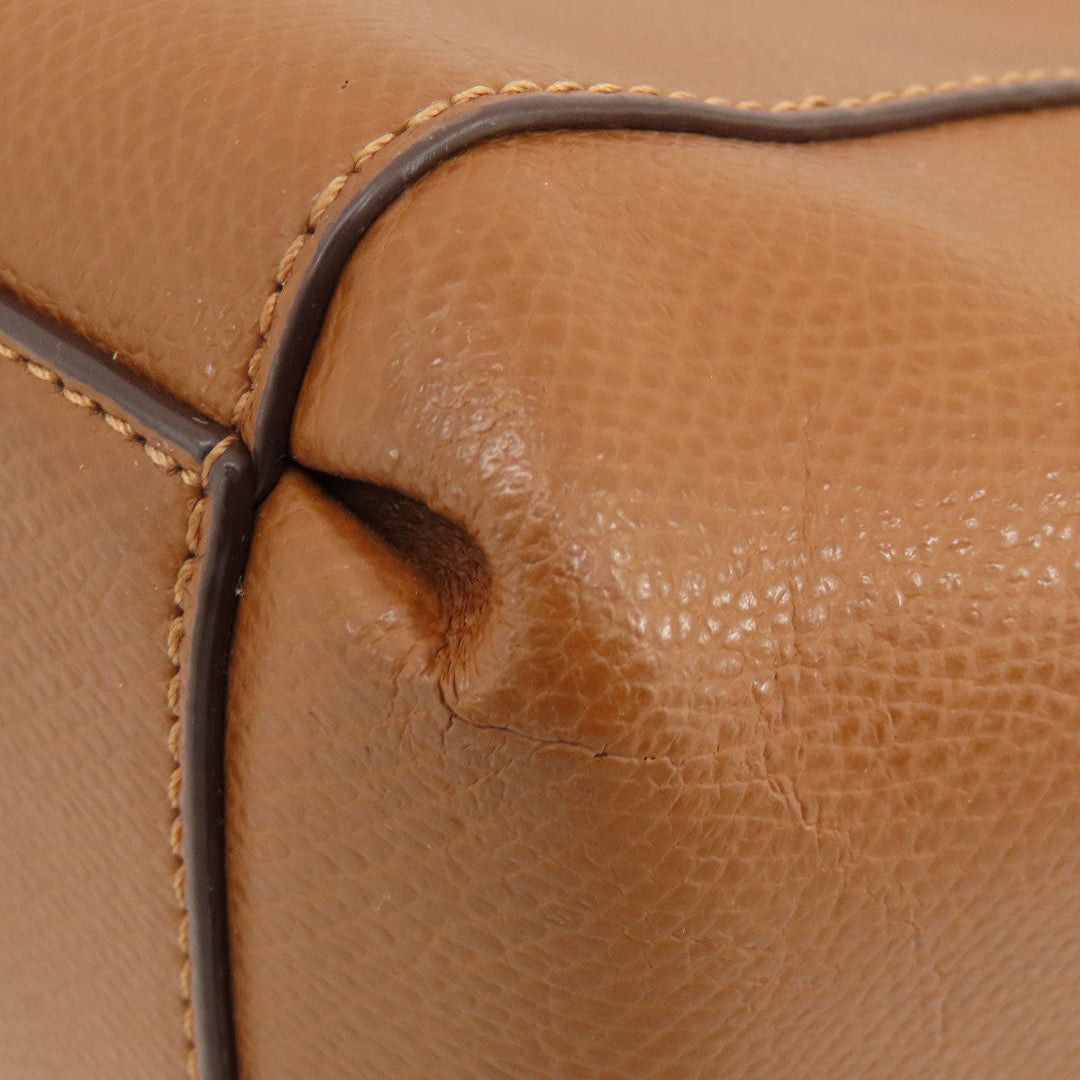 COACH Handbag F36637 leather Brown Christie Carryall 2WAY Women Used Authentic