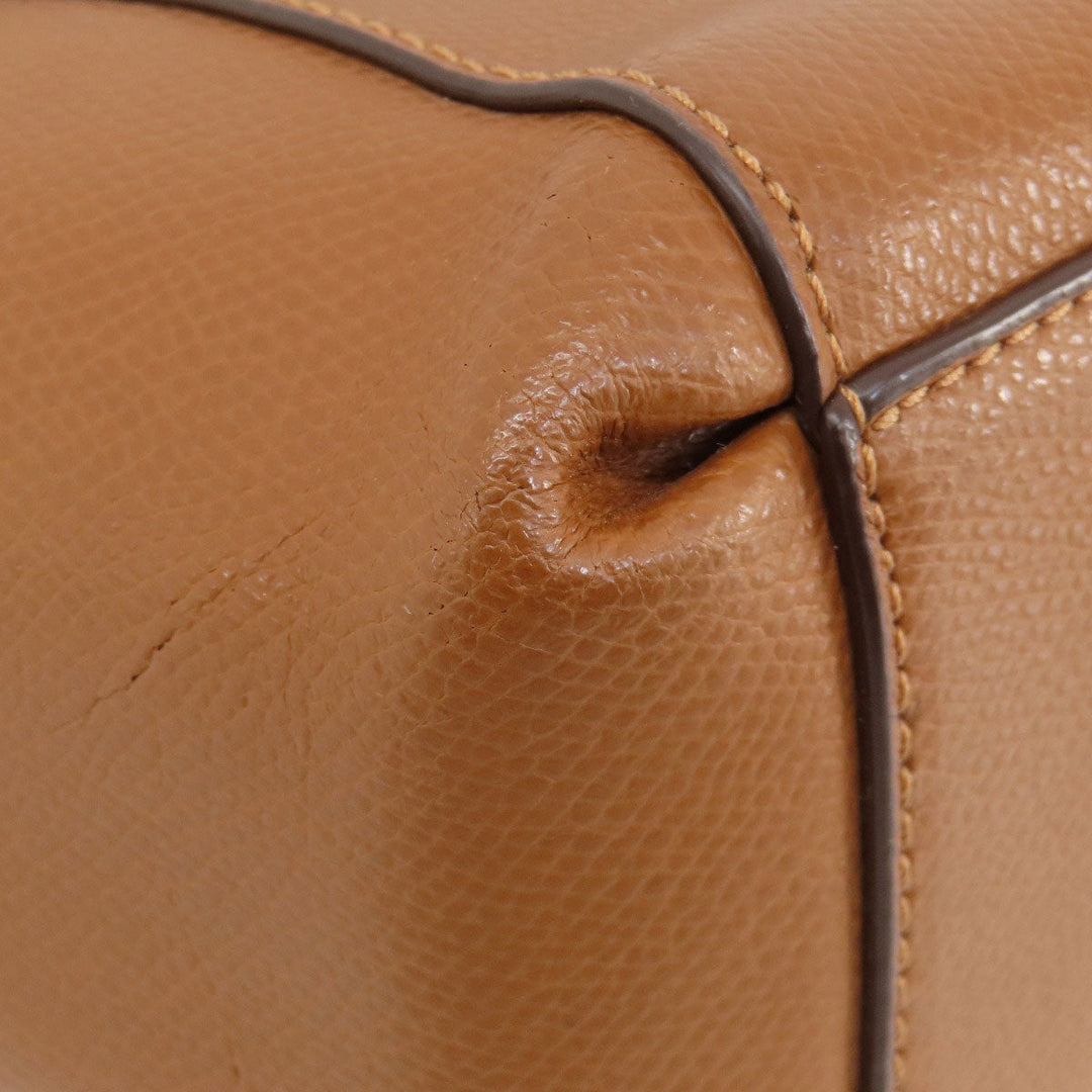 COACH Handbag F36637 leather Brown Christie Carryall 2WAY Women Used Authentic