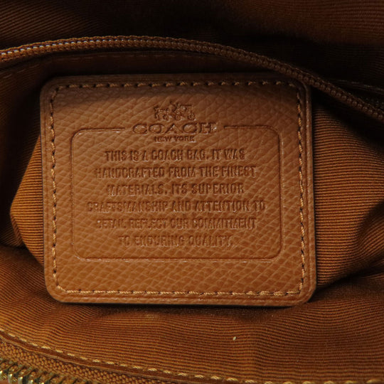 COACH Handbag F36637 leather Brown Christie Carryall 2WAY Women Used Authentic