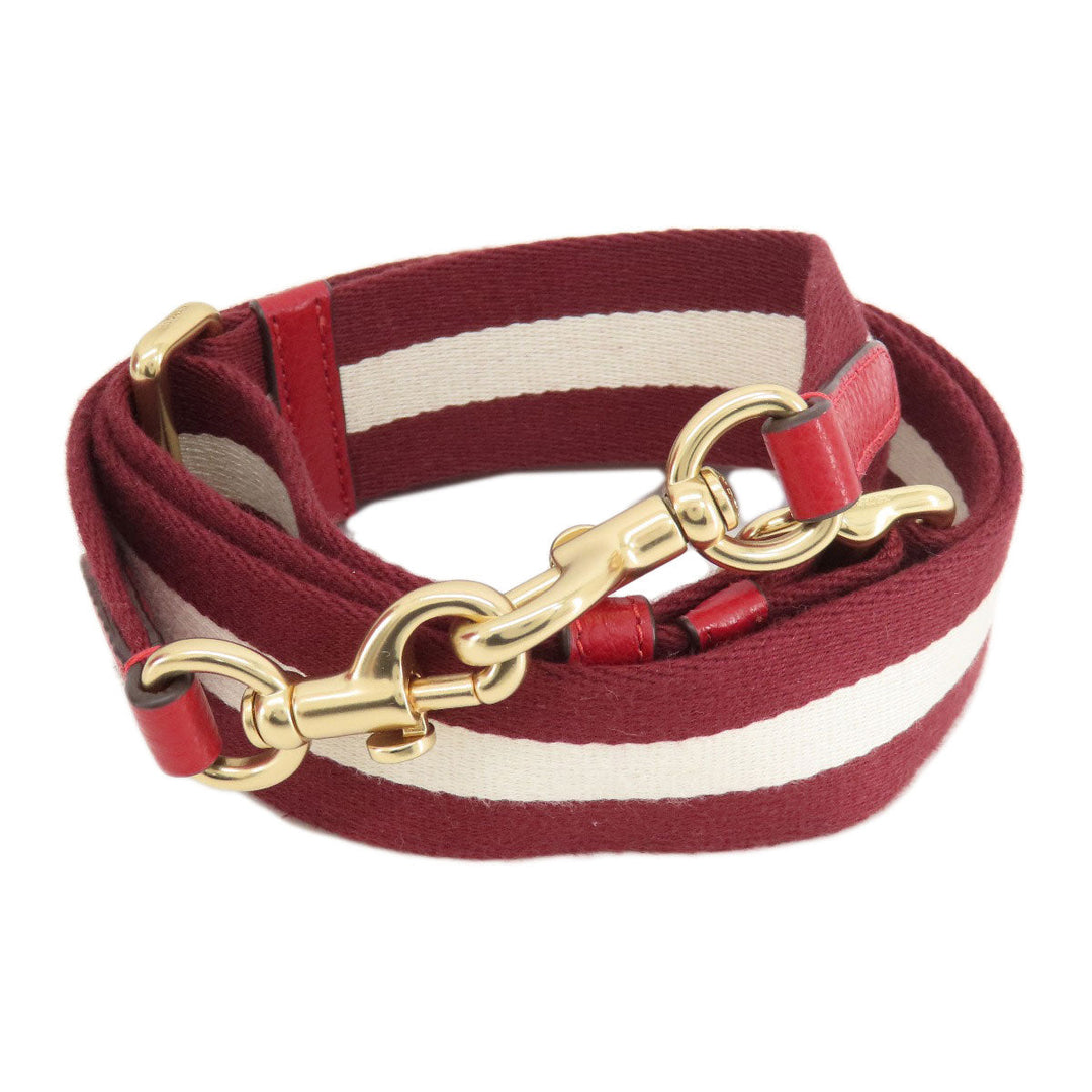 COACH Handbag C7683 leather Red Dempsey 22 2WAY Women Used Authentic