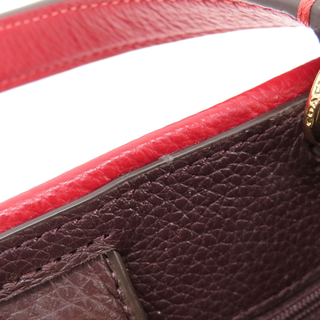 COACH Handbag C7683 leather Red Dempsey 22 2WAY Women Used Authentic