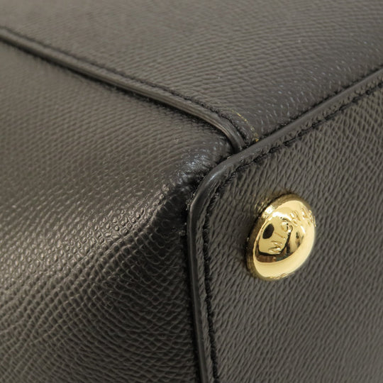 MICHAEL KORS Tote Bag PVC black logo Women Used Authentic