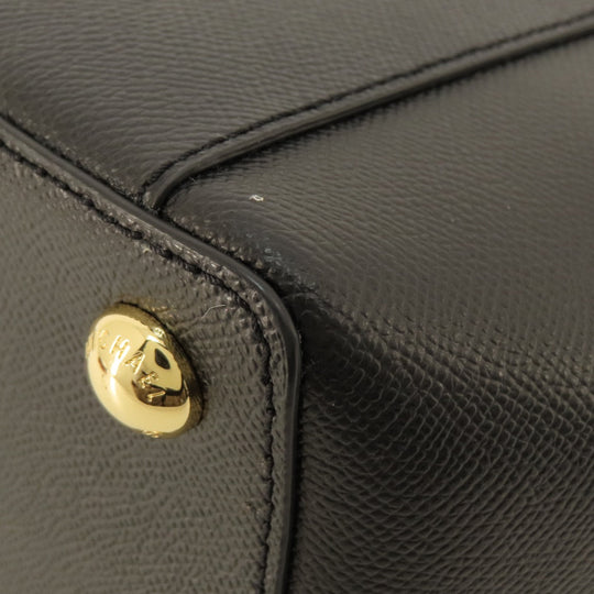 MICHAEL KORS Tote Bag PVC black logo Women Used Authentic
