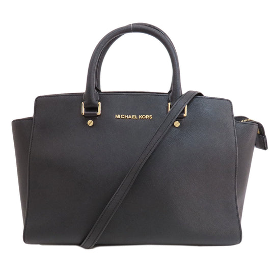 MICHAEL KORS Handbag leather black 2WAY