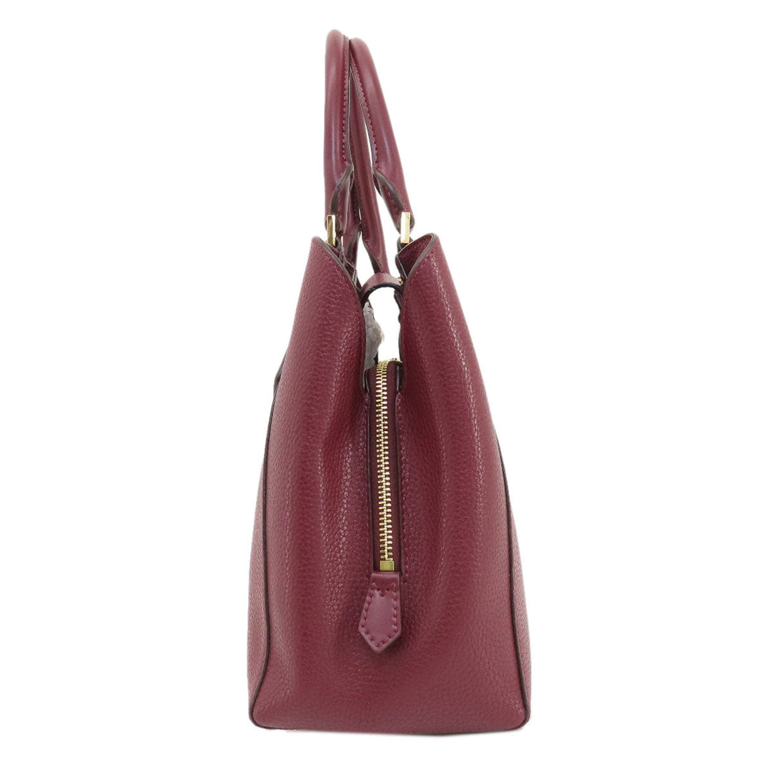 MICHAEL KORS Handbag leather Red 2WAY Women Used Authentic