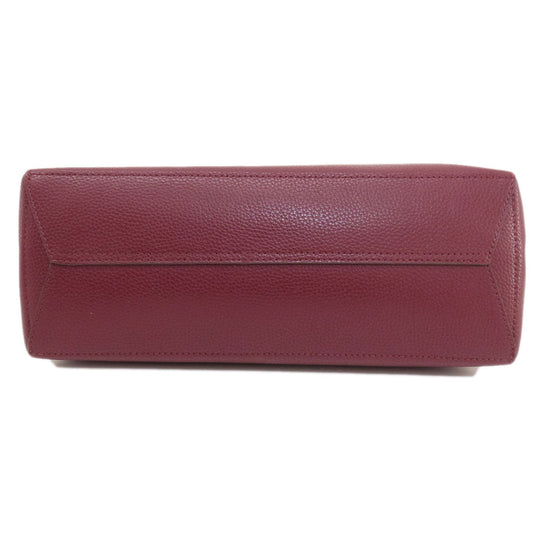 MICHAEL KORS Handbag leather Red 2WAY Women Used Authentic
