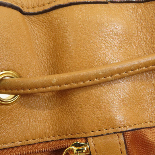MCM Tote Bag leather Brown 2WAY