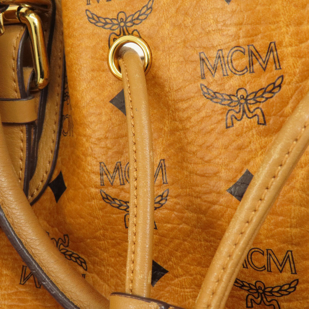 MCM Tote Bag leather Brown 2WAY