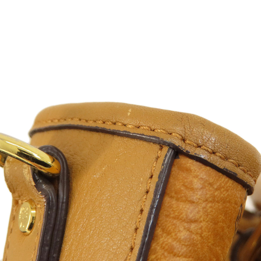 MCM Tote Bag leather Brown 2WAY