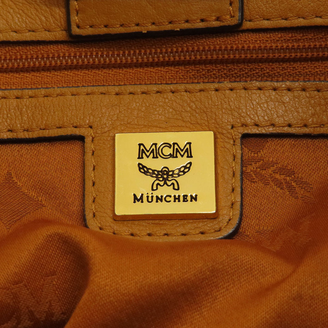 MCM Tote Bag leather Brown 2WAY