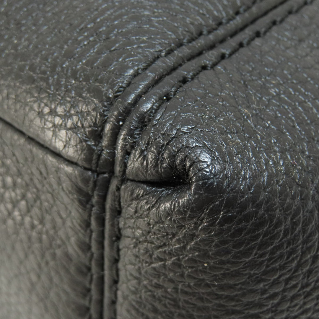 COACH Handbag F28992 leather black logoMetal Women Used Authentic