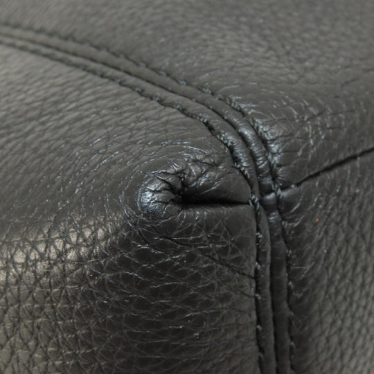 COACH Handbag F28992 leather black logoMetal Women Used Authentic