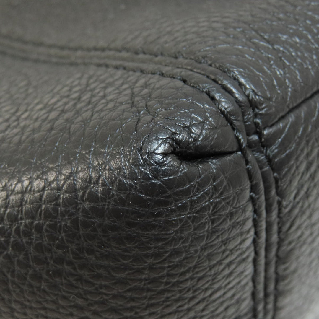 COACH Handbag F28992 leather black logoMetal Women Used Authentic