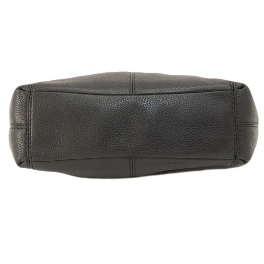 COACH Handbag F28992 leather black logoMetal Women Used Authentic