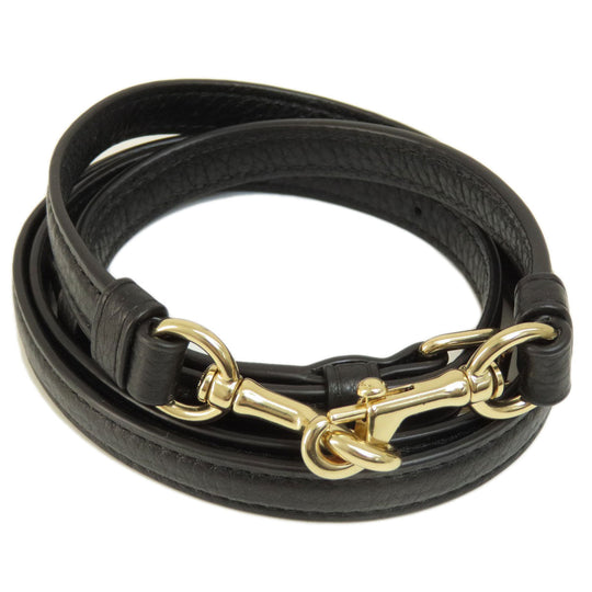 COACH Handbag F28992 leather black logoMetal Women Used Authentic