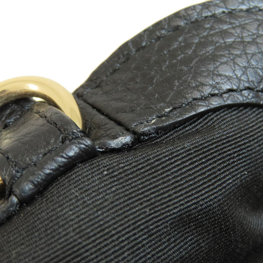 COACH Handbag F28992 leather black logoMetal Women Used Authentic