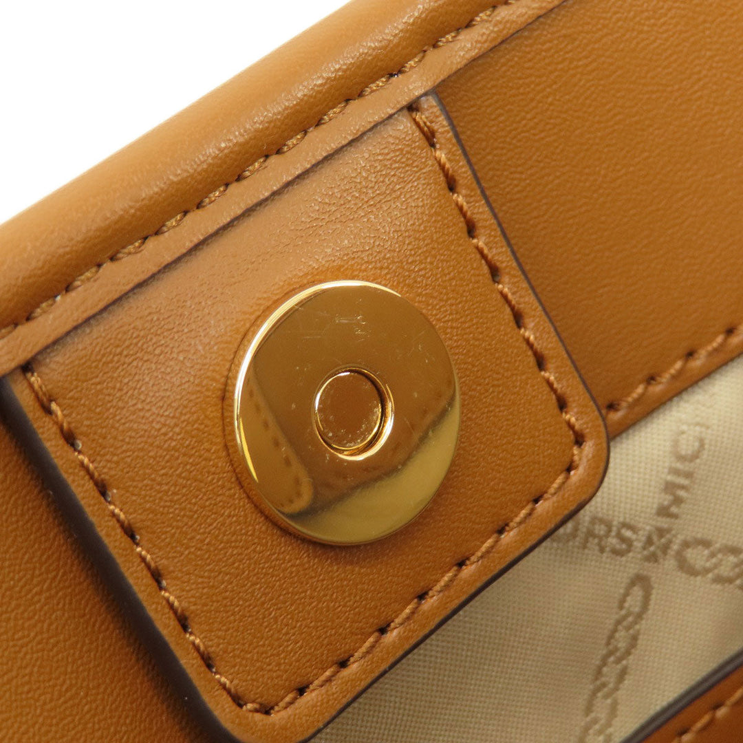 MICHAEL KORS Handbag PVC Brown MK Signature 2WAY