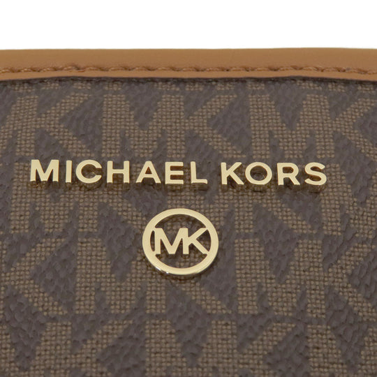 MICHAEL KORS Handbag PVC Brown MK Signature 2WAY