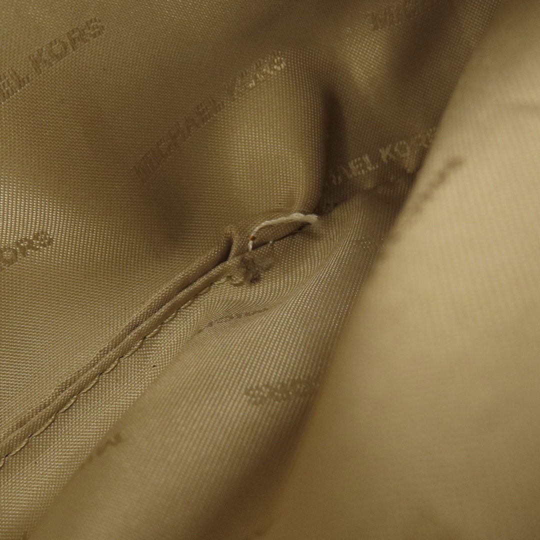 MICHAEL KORS Backpack Coated canvas Brown MK signature