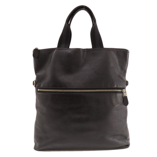 COACH Tote Bag F54759 leather black logo