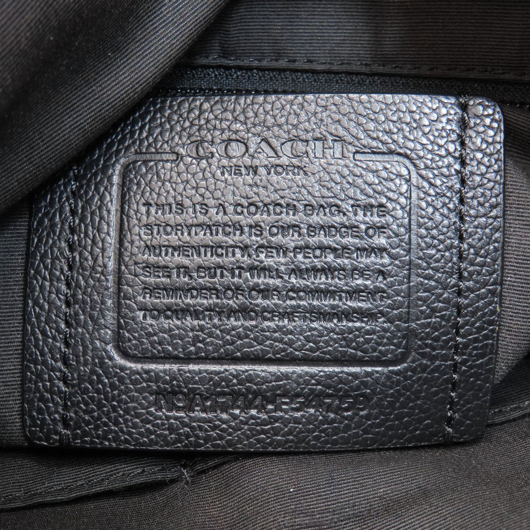 COACH Tote Bag F54759 leather black logo