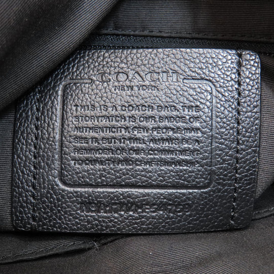 COACH Tote Bag F54759 leather black logo