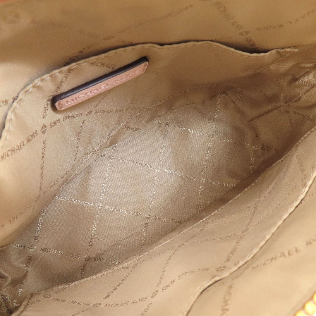 MICHAEL KORS Shoulder Bag PVC pink Long shoulder Women Used Authentic