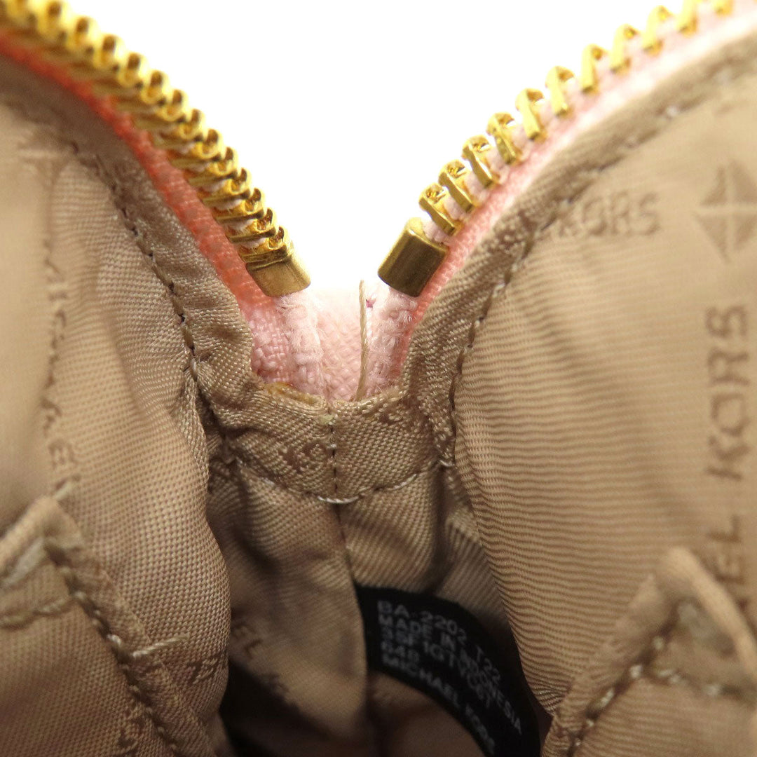 MICHAEL KORS Shoulder Bag PVC pink Long shoulder Women Used Authentic