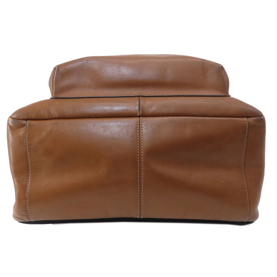 COACH Backpack F59321 leather black logo