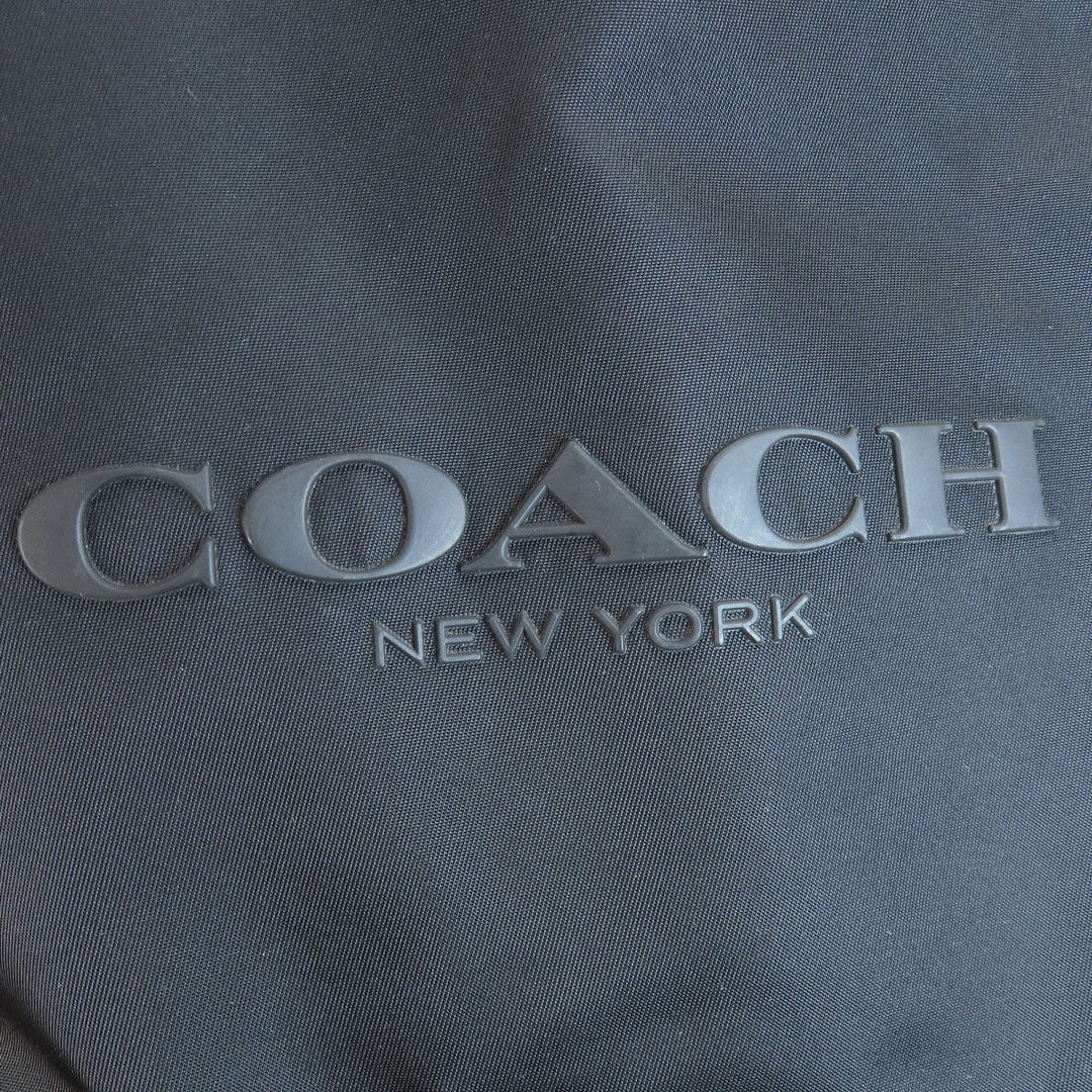 COACH Backpack F59321 leather black logo
