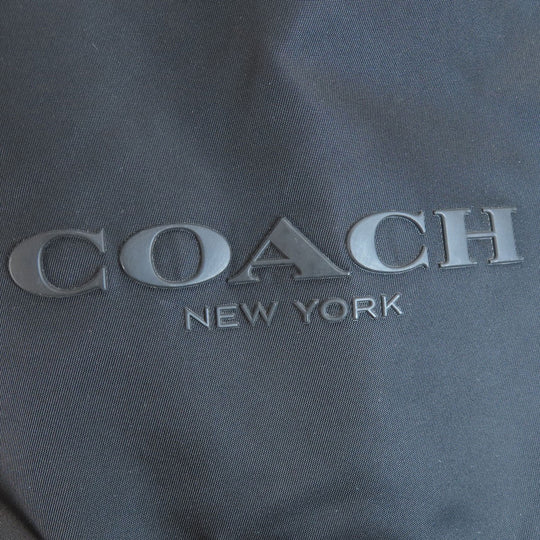 COACH Backpack F59321 leather black logo