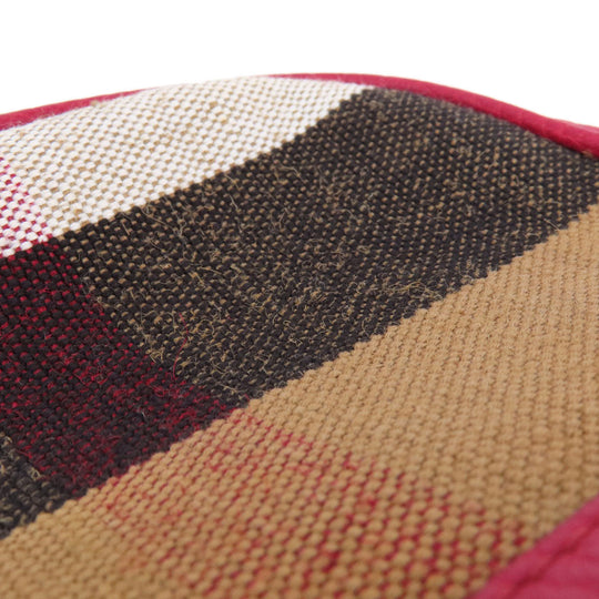 BURBERRY Shoulder Bag leather Red Mini cross body Women Used Authentic