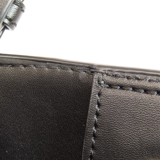 MICHAEL KORS Tote Bag leather black logo Women Used Authentic