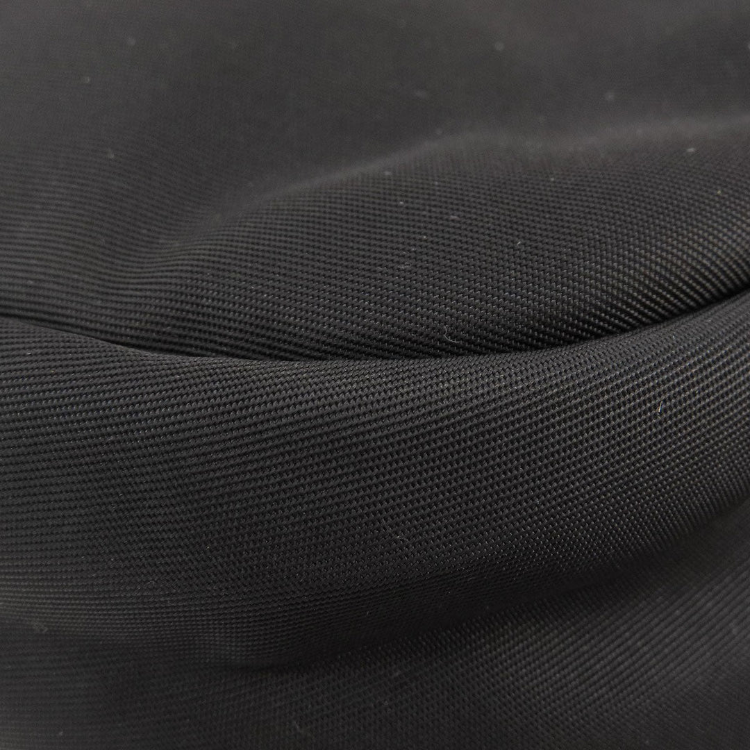 BURBERRY Hip bag Nylon black logo Women Used Authentic