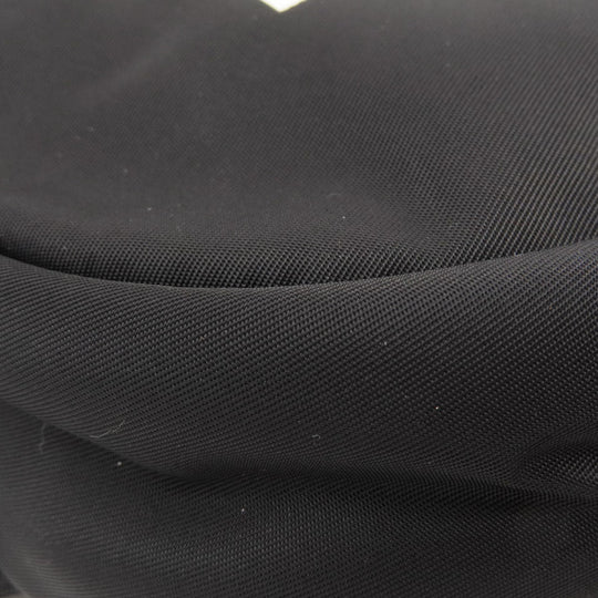 BURBERRY Hip bag Nylon black logo Women Used Authentic