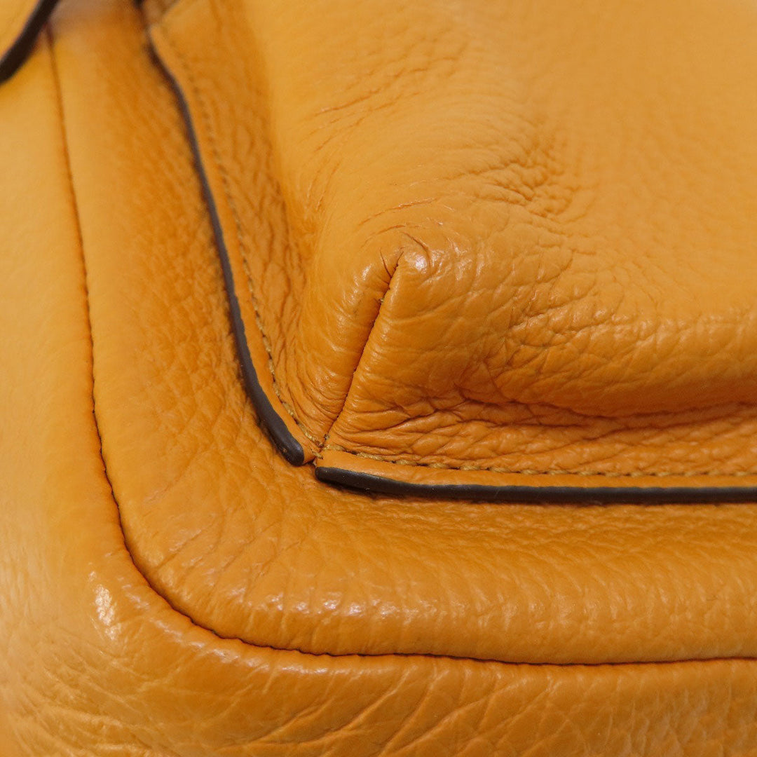 COACH Backpack F28995 leather yellow logo