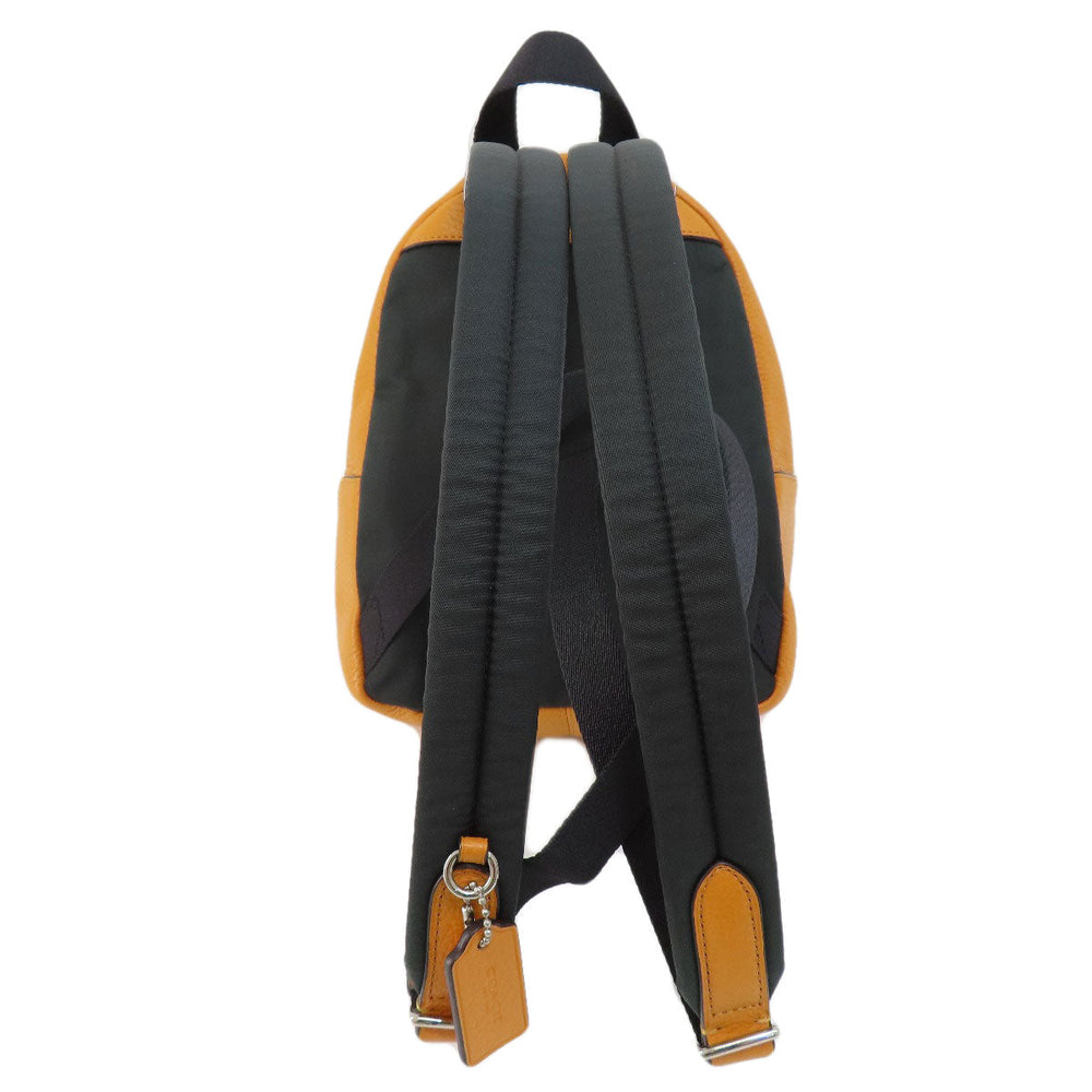 COACH Backpack F28995 leather yellow logo