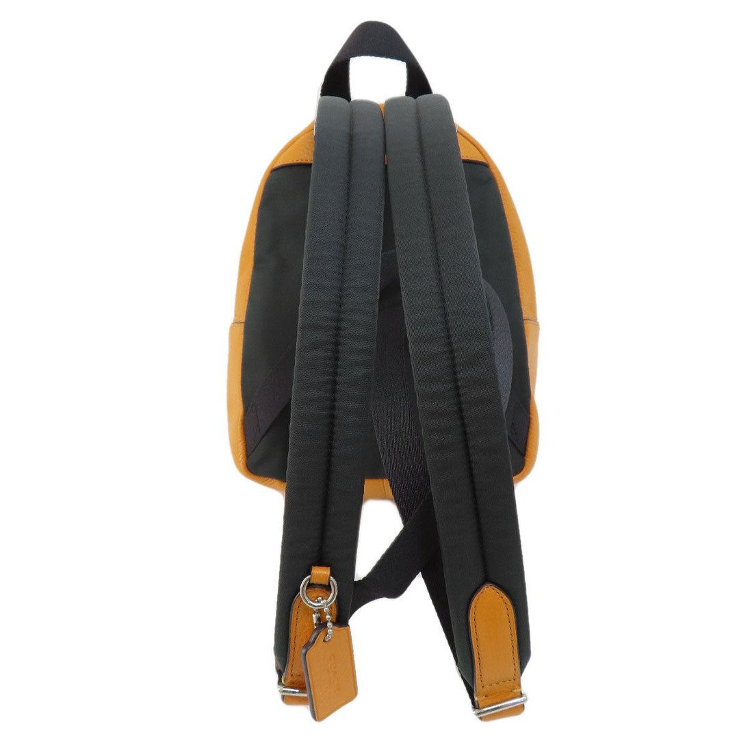 COACH Backpack F28995 leather yellow logo