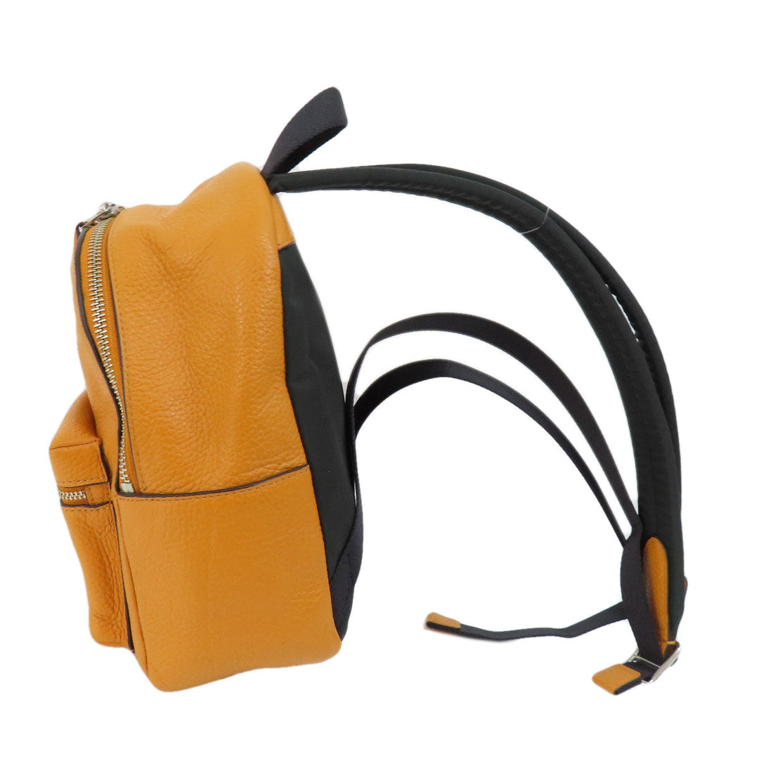 COACH Backpack F28995 leather yellow logo