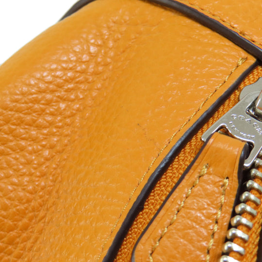 COACH Backpack F28995 leather yellow logo