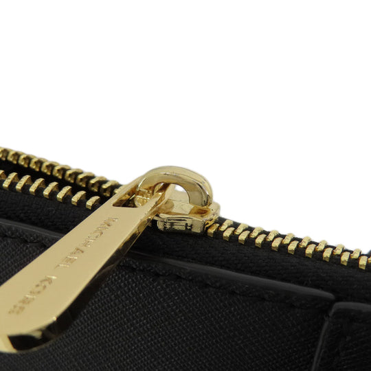 MICHAEL KORS Tote Bag PVC black logo Women Used Authentic