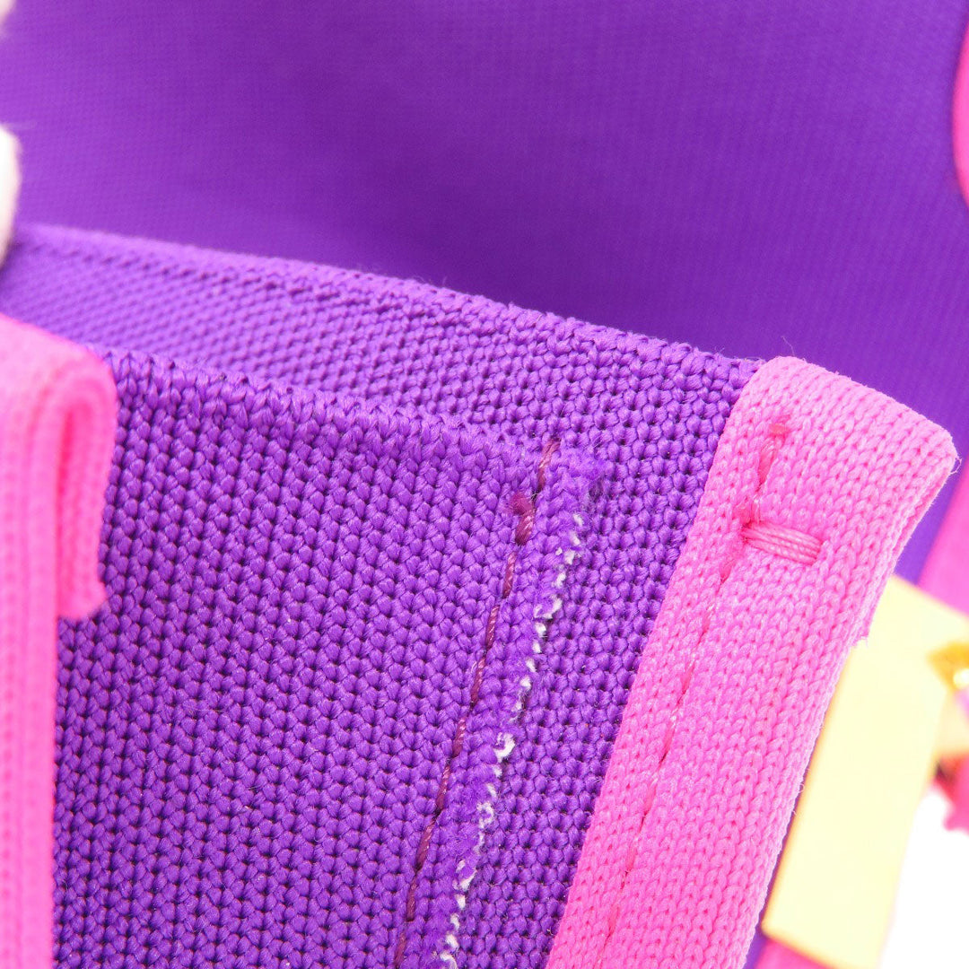 MARNI Shoulder Bag canvas pink logo Women Used Authentic