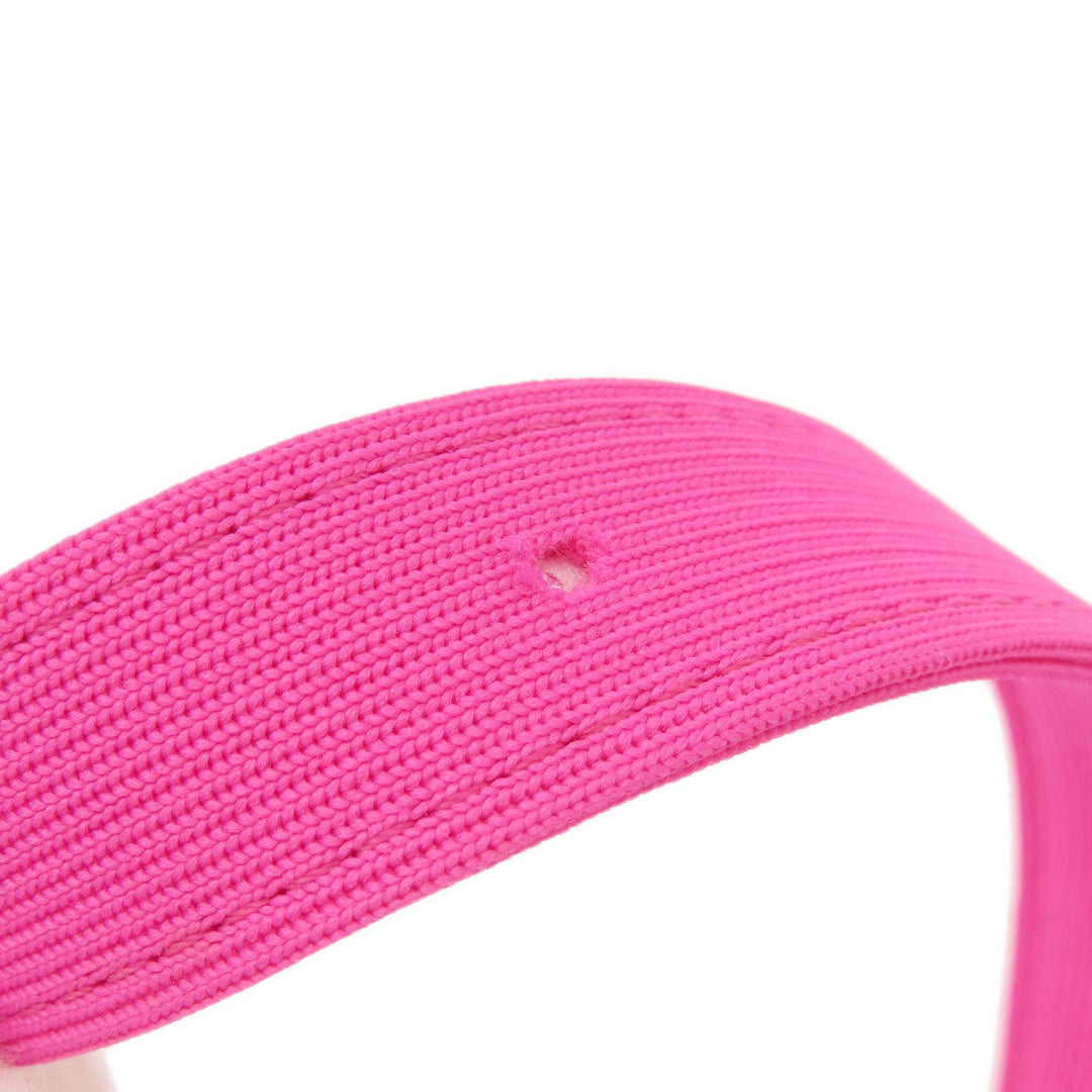 MARNI Shoulder Bag canvas pink logo Women Used Authentic