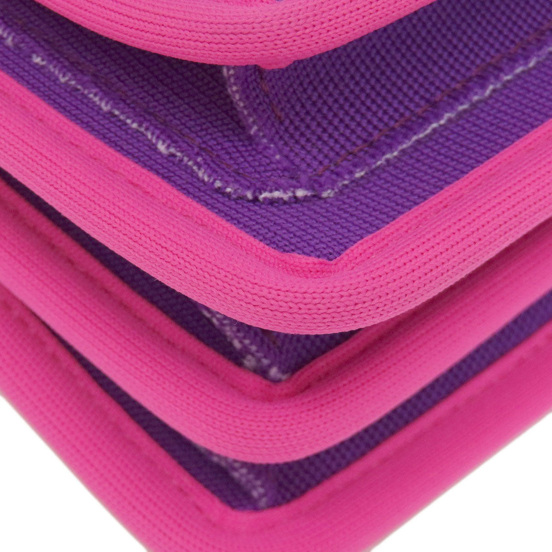 MARNI Shoulder Bag canvas pink logo Women Used Authentic