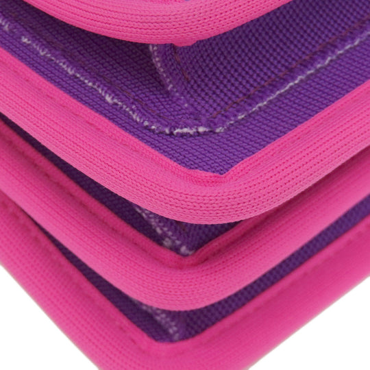 MARNI Shoulder Bag canvas pink logo Women Used Authentic