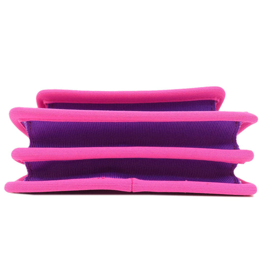 MARNI Shoulder Bag canvas pink logo Women Used Authentic