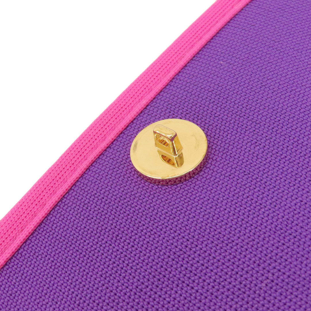 MARNI Shoulder Bag canvas pink logo Women Used Authentic