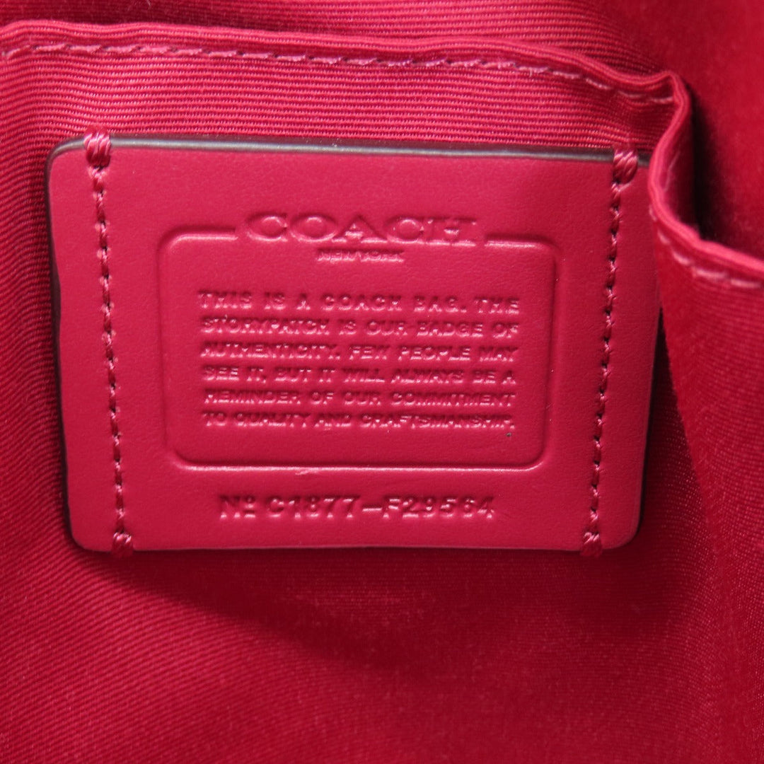 COACH Tote Bag F29564 PVC Brown Signature 2WAY