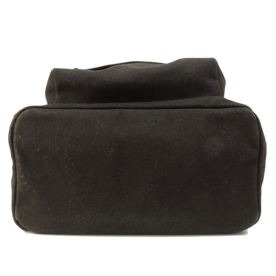 MARC JACOBS Backpack canvas black logo